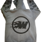World of rage leather star hoodie
